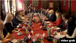 Arhiva - Sastanak delegacije MMF-a i predstavnika Vlade Srbije, u Beogradu, 7. maja 2018.