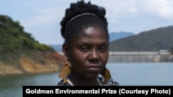 Colombia activist Francia Marquez, a 2018 Goldman Environmental Prize winner, organized the women of La Toma and stopped illegal gold mining on their ancestral land. 