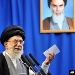 Le guide suprême iranien, l'Ayatollah Ali Khamenei
