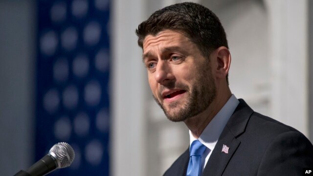 El presidente de Cámara de Representantes, Paul Ryan, todavía no ha presentado una propuesta de presupuesto.