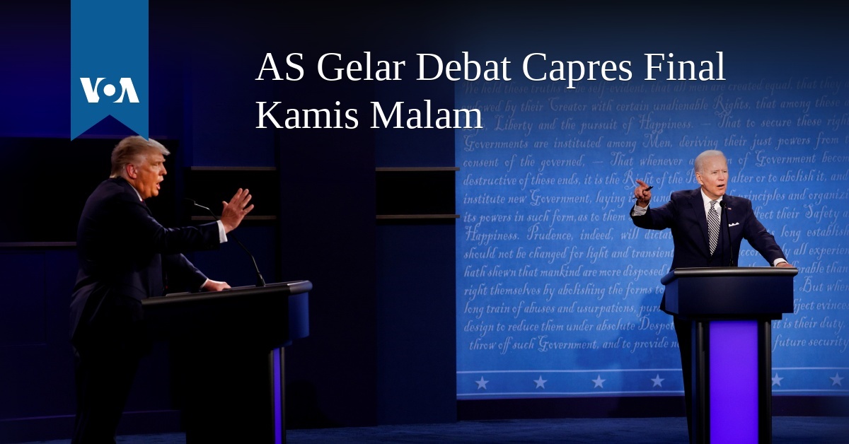 As Gelar Debat Capres Final Kamis Malam