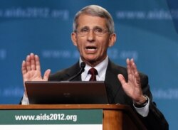 Anthony Fauci, Kepala Institut Nasional Alergi dan Penyakit Menular AS, yang juga peneliti AIDS dalam konferensi internasional AIDS di Washington, 23 Juli 2012.