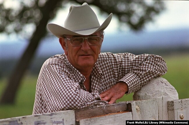 Johnson at his Texas ranch in 1972. One of his legacies remains the 25th amendment, which was ratified during his time in office.