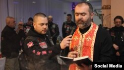 Marinko Zdjelar na obilježavanju praznika Krstovdan. Izvor: Facebook