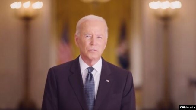 El presidente de EE. UU., Joe Biden, pronuncia un discruso por el 20 aniversario de los ataques terroristas del 11 de septiembre de 2001. [Captura pantalla TW Casa Blanca]