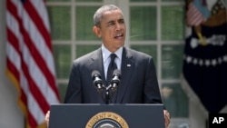 Američki predsednik Barak Obama govori o Avganistanu u Beloj kući u Vašingtonu, 27. maj 2014. 