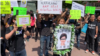 紐約聲援香港集會-“林鄭不是我媽”