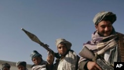 Taliban fighters (undated photo)