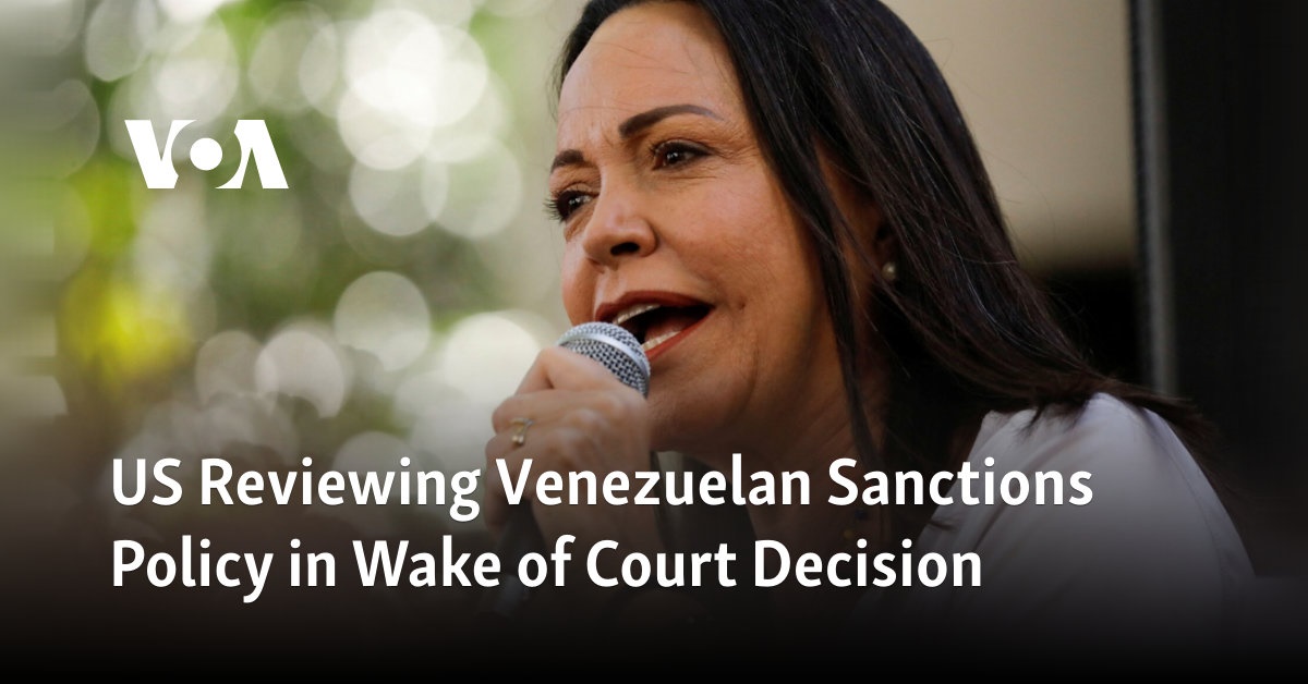 US is reconsidering its sanctions policy towards Venezuela following a court ruling.