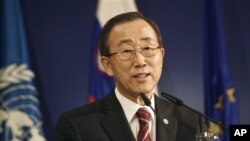 Le secrétaire général de l'ONU Ban Ki-moon (archives)