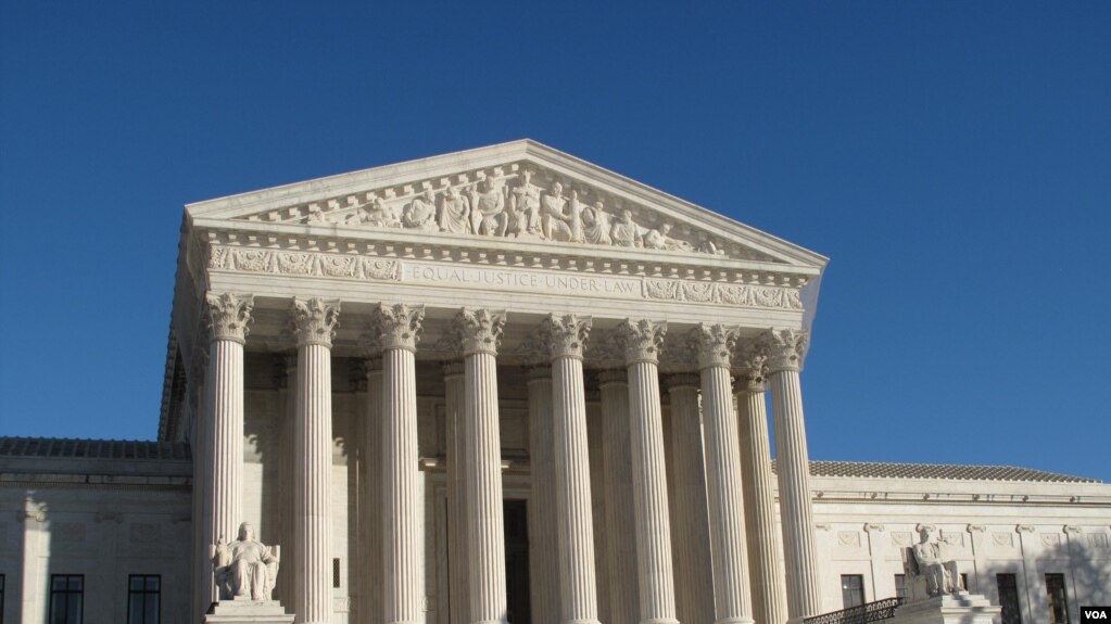 美国联邦最高法院（资料照）(photo:VOA)