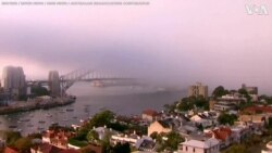 Sydney Enveloped by Smoke and Fog