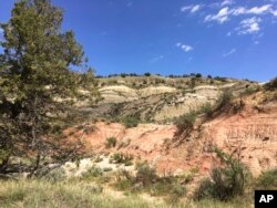 Theodore Roosevelt National Park, in western North Dakota, is known for its hills, ridges, buttes and bluffs where millions of years of erosion have exposed colorful sedimentary rock layers.