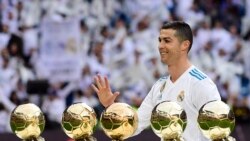 Cristiano Ronaldo ya lashe kyautar Ballon d'Or sau 5