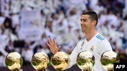 Cristiano Ronaldo wanda ya lashe kyautar Ballon d'Or sau 5 a baya