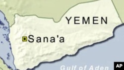 예멘 수도 사나 지도.