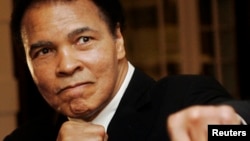 FILE - Muhammad Ali was hospitalized December 20 for treatment of a urinary tract infection.
