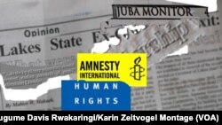 A report by Amnesty International and Human Rights Watch says South Sudanese journalists are being harassed, intimidated and detained by governement security agents.