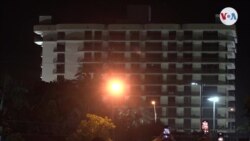 Demuelen la parte del edificio de Surfside que aún quedaba en pie