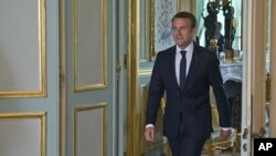 Arhiva - Francuski predsednik Emanuel Makron u Elisejskoj palati u Parizu, Francuska, 23. maja 2017. 