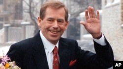 FILE- Vaclav Havel in January 1997.