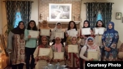 Shafiya Salahuddin (4th from left) with a Muslim scout group in Virginia (doc: Shafiya Salahuddin)