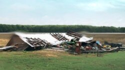 Kuća oštećena u snažnoj oluji u Misisipiju