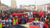 Marcha organizada pelo comité provincial do MPLA em apoio ao Presidente João Lourenço, em Luanda, 26 de Junho, 2021
