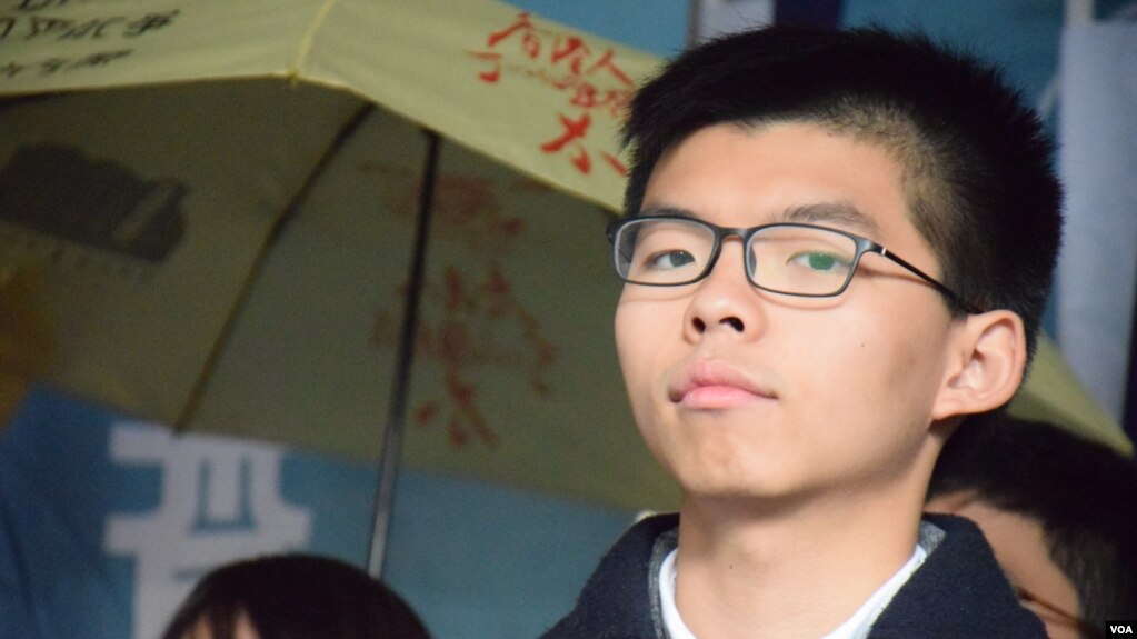 Nhà hoạt động dân chủ Hồng Kông Joshua Wong 