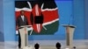 Le président kényan boude un débat télévisé, son rival seul en scène