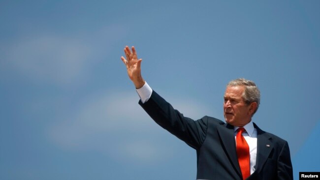 Cựu Tổng thống George W. Bush trong bức ảnh chụp năm 2008.