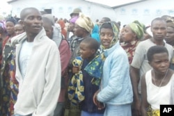 Réfugiés congolais au camp de Nkamira, au Rwanda (6 mai, 2012)