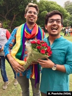 Bhuwan Kathuria and Bismaya Kumar Raulo are overjoyed after hearing the verdict.