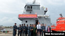 Công ty Sông Thu bàn giao tàu đổ bộ RoRo 5612 cho Hải quân Panama (VNA)