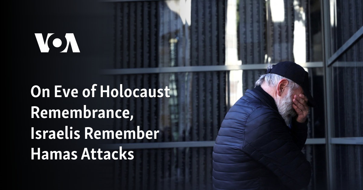 On Eve of Holocaust Remembrance, Israelis Remember Hamas Attacks