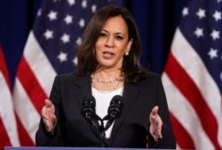 Democratic U.S. vice presidential nominee Kamala Harris