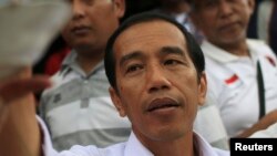 FILE - Jakarta governor and presidential candidate Joko 'Jokowi' Widodo.