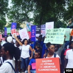 Marcha contra criminalização do aborto em Luanda