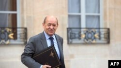 Le ministre français de la Défense Jean-Yves Le Drian 