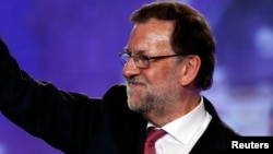 西班牙首相保守政党“人民党”首领拉霍伊