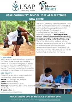 USAP Community School is looking for talented less privileged students. (Courtsy Photo)