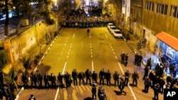 تظاهرات مقابل دانشگاه امیرکبیر تهران- شنبه ۲۱ دی