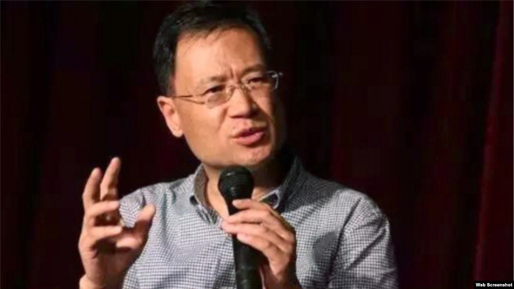 中国清华大学法学教授许章润 (推特图片)