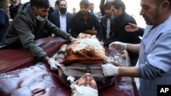 Một nạn nhân vụ đánh bom ở Kabul hôm 28/12