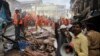 홍수 피해 인도 뭄바이서 6층 건물 붕괴... 21명 사망 