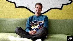 Snapchat CEO Evan Spiegel in Los Angeles, Oct. 24, 2013.