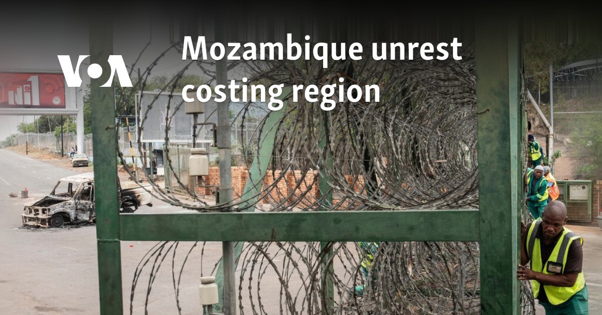 Mozambique unrest costing region