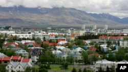 FILE - A view across Reykjavík in Iceland from Öskjuhlíd Hill.