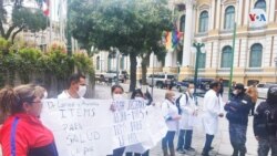 Médicos en Bolivia piden más equipo e insumos para combatir el nuevo coronavirus. Foto: VOA.