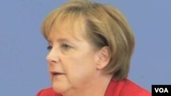 Kanselir Jerman Angela Merkel berasal dari Jerman Timur. Ia memuji kemajuan yang telah dicapai daerah tersebut selama 20 tahun terakhir.